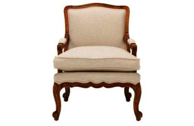 Colonial Chair - Beige and Brown